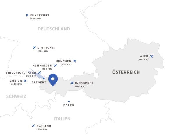 Karte-alle-Flughäfen-Umgebung-von-LechZürs